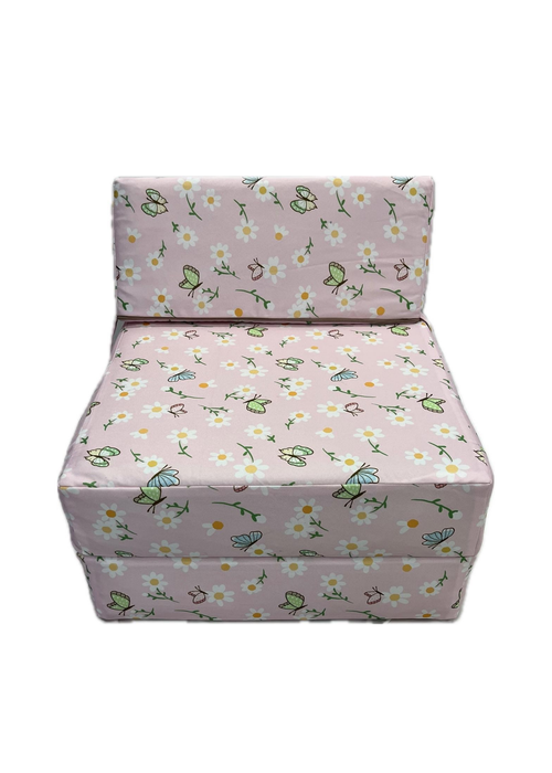 Kaikoo Pink Kids Butterfly Print Chairbed - One Size Image 3