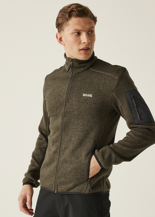 Regatta Green Newhill Full Zip Fleece - S Image 1
