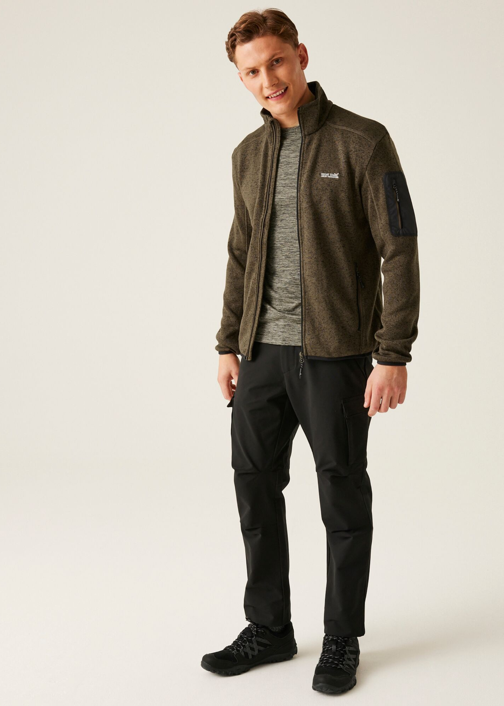Regatta Green Newhill Full Zip Fleece - S Image 4