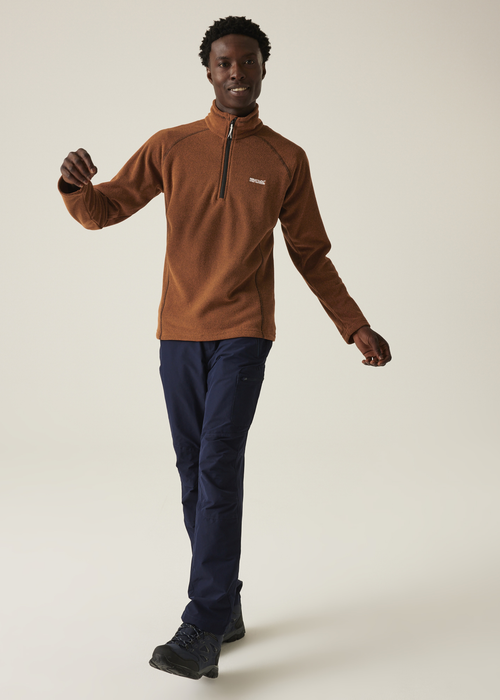 Regatta Burnt Copper Kenger Half Zip Midweight Fleece - S Image 4