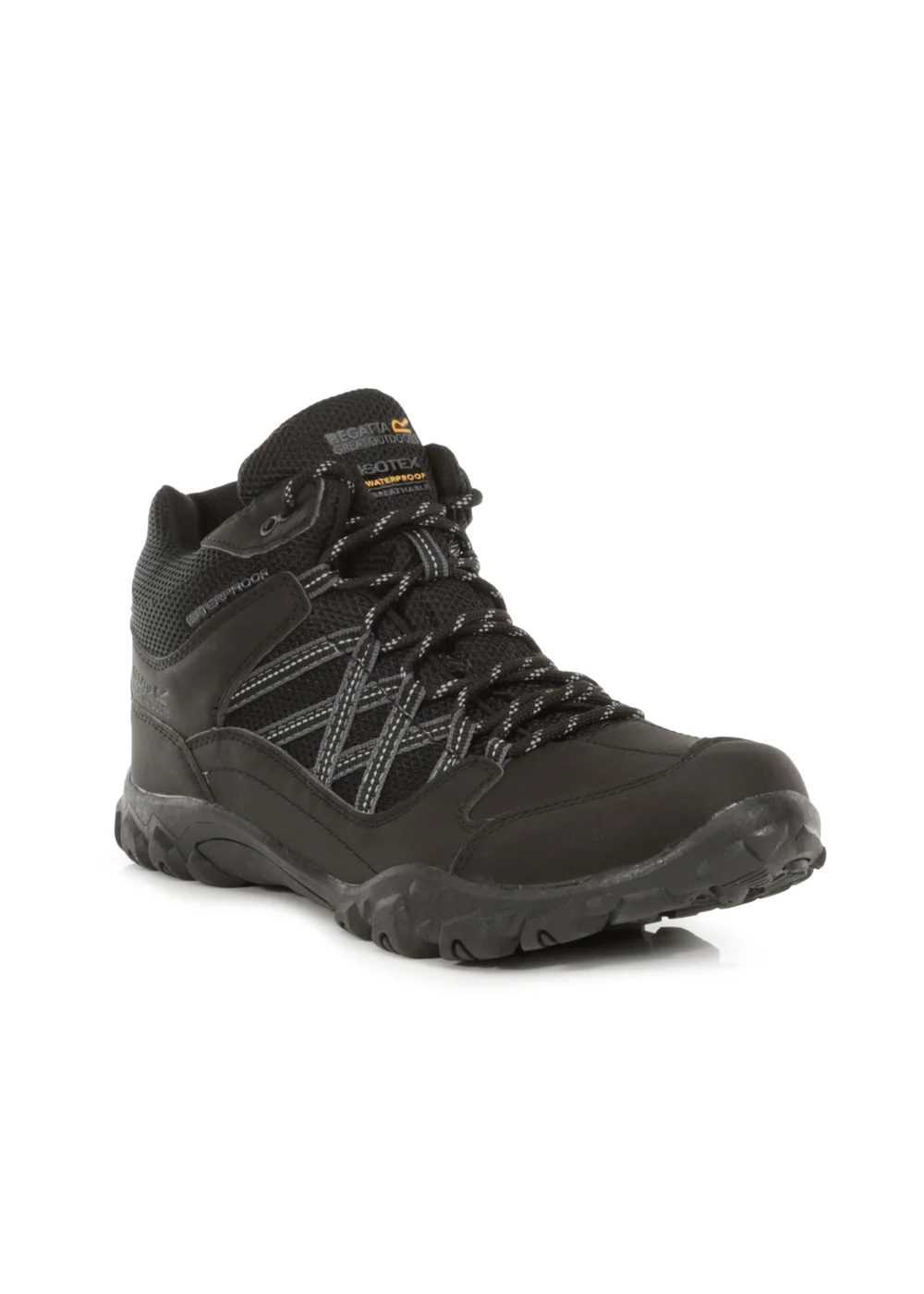 Regatta Black Granite Edgepoint Waterproof Isotex Mid Walking Boots - Size 12 Image 2