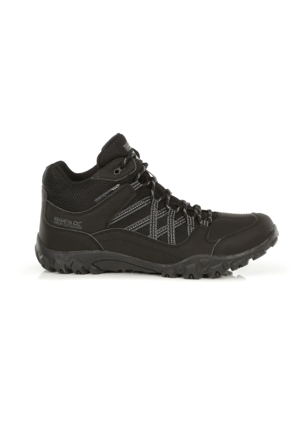 Regatta Black Granite Edgepoint Waterproof Isotex Mid Walking Boots - Size 12 Image 1