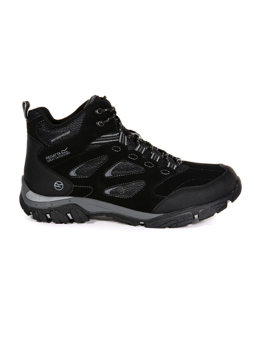 Regatta Black Granite Holcombe Waterproof Mid Walking Boots - 7 Image 1