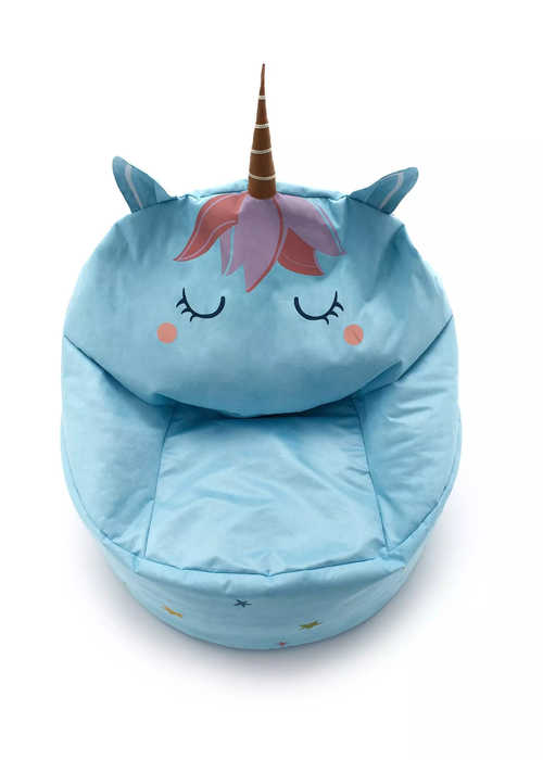 Kaikoo Blue Unicorn Beanbag - One Size Image 3