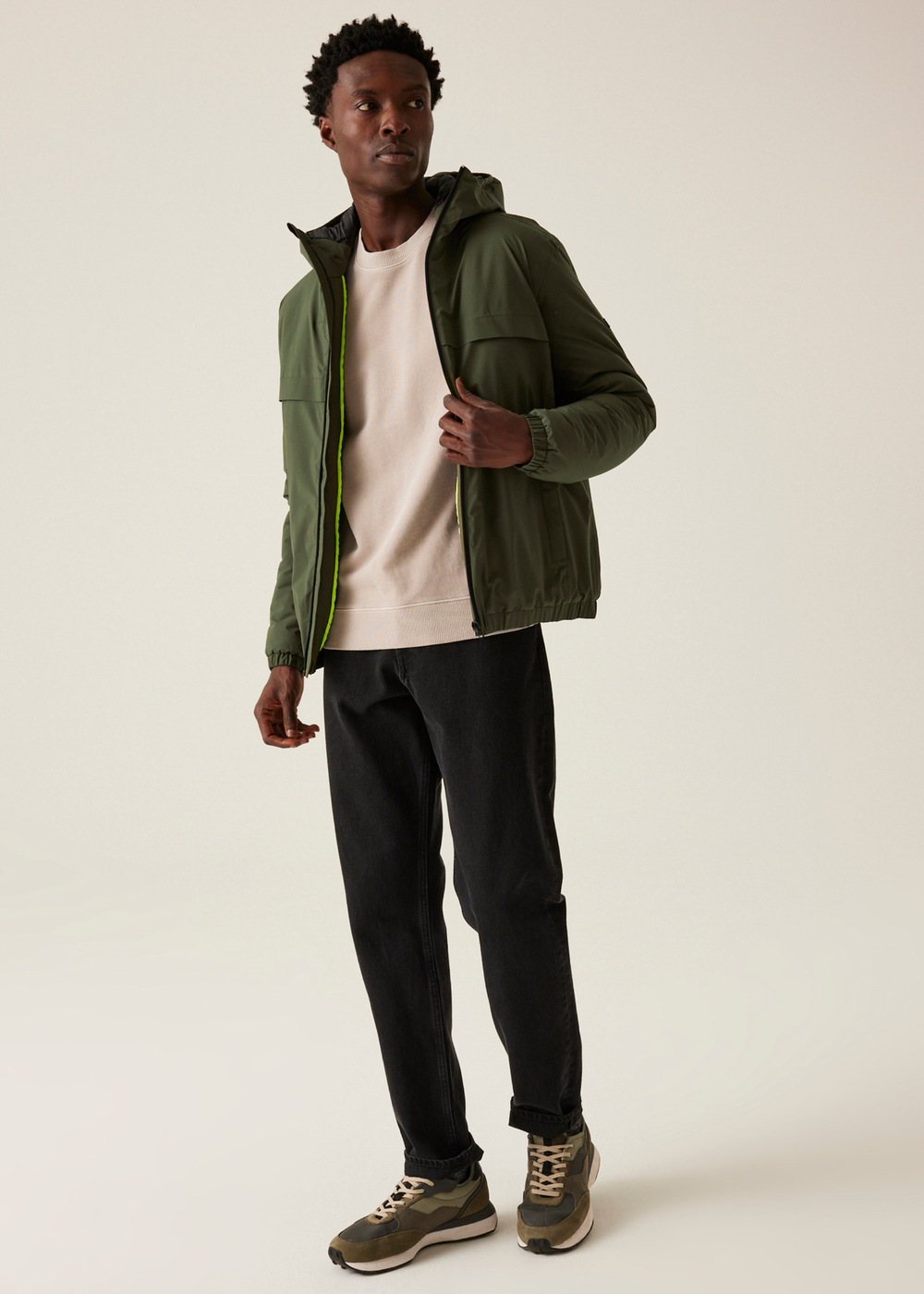 Regatta Dark Khaki Wiltom Waterproof Insulated Jacket - S Image 3