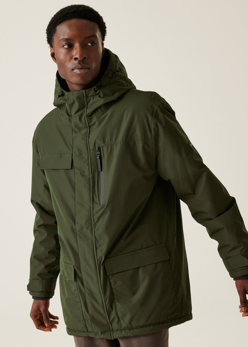 Regatta Dark Khaki Penbreck II Waterproof Jacket - S Image 1