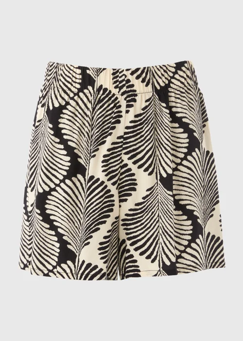 Black Monochrome Shell Shorts - 8 Image 3