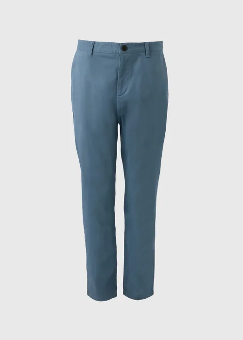 Blue Slim Fit Trousers - 30 Waist Regular Image 2