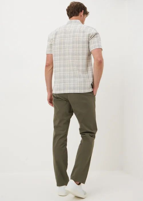 Khaki Slim Fit Chinos - 30 Waist Regular Image 3