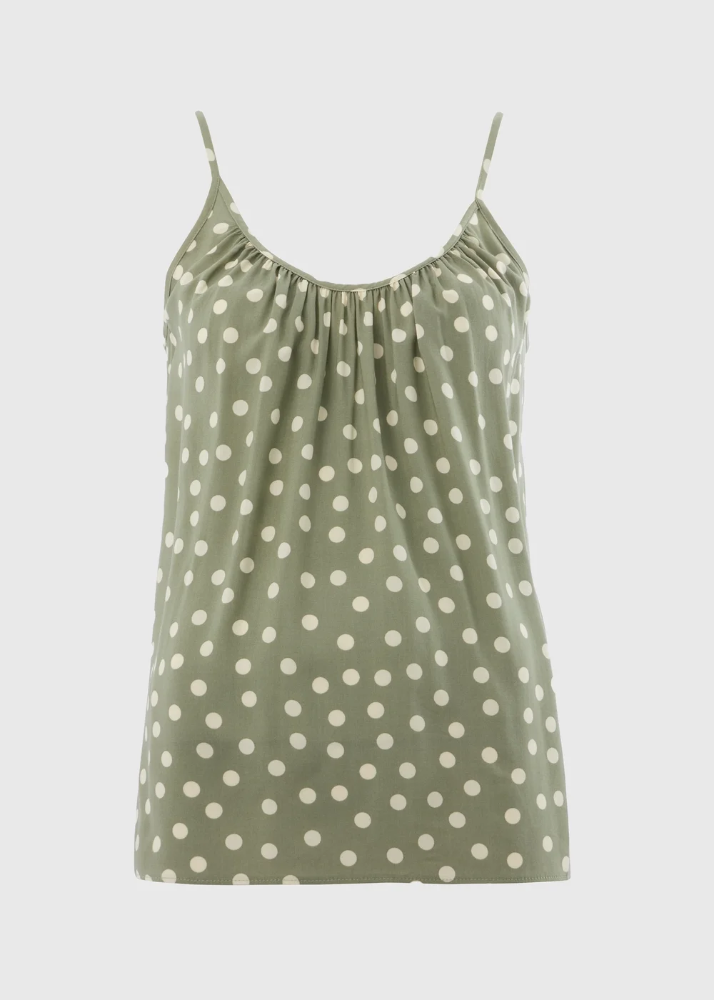 Sage Green Spot Cami Top - 8 Image 4