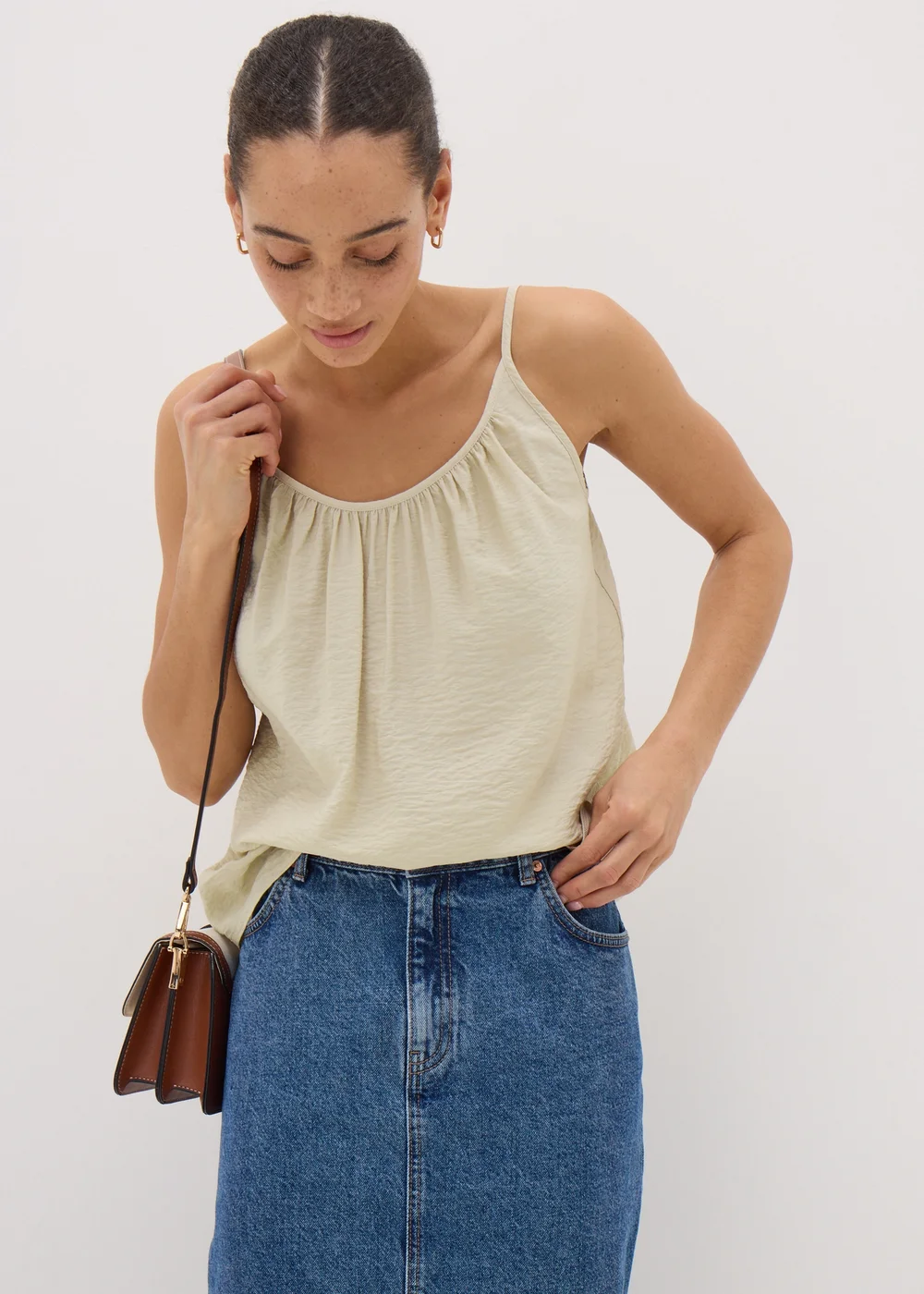 Beige Cami Top - 8 Image 1