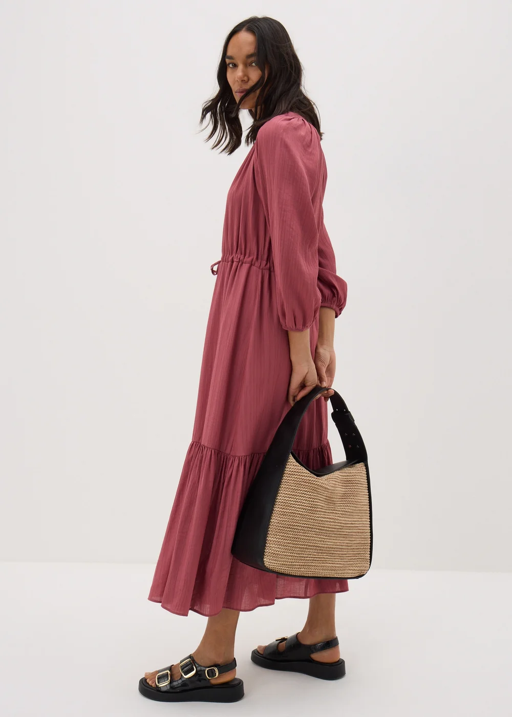 Natural Slouch Shoulder Bag - One Size Image 2