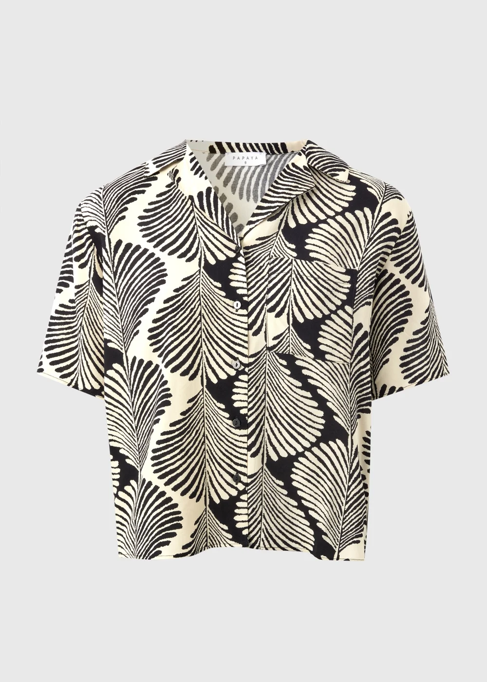 Black Monochrome Shell Shirt - 8 Image 3