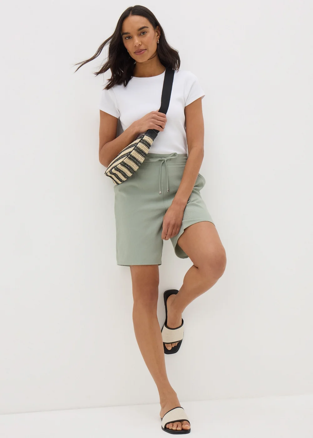 Sage Green Clipper Shorts - 8 Image 1