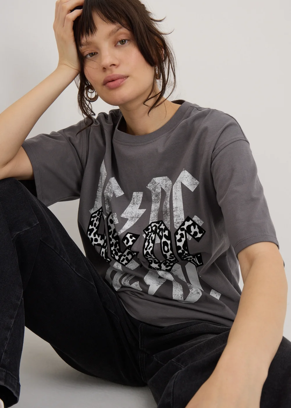ACDC Charcoal T-Shirt - S Image 2