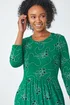 Roman Green Petite Floral Print Stretch Midi Dress - 6 Image 4
