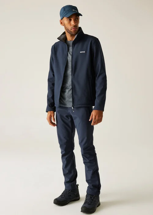 Regatta Navy Cera V Water Repellent Softshell Jacket - S Image 3