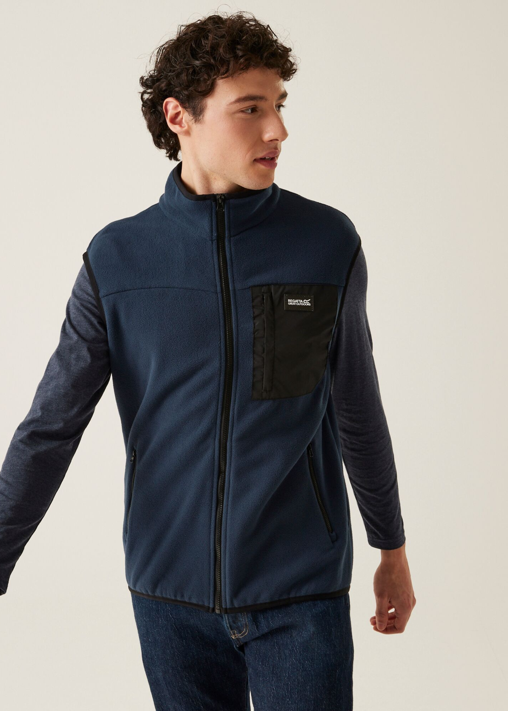 Regatta Navy Frankie Fleece Bodywarmer - S Image 1