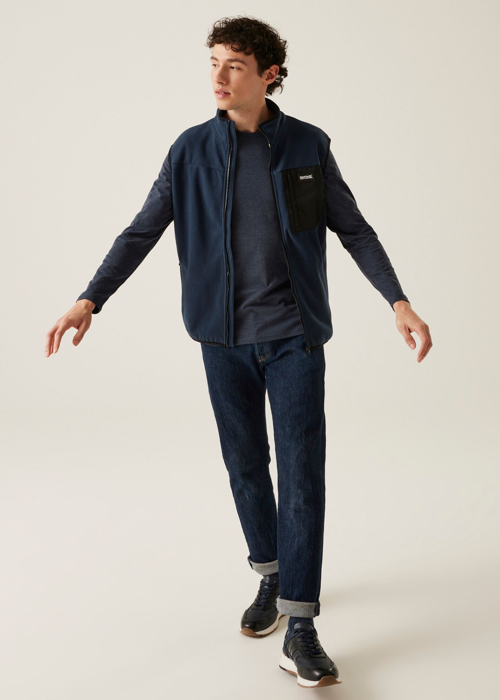 Regatta Navy Frankie Fleece Bodywarmer - S Image 4