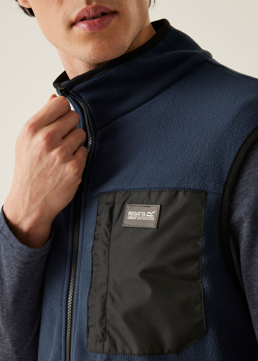 Regatta Navy Frankie Fleece Bodywarmer - S Image 3