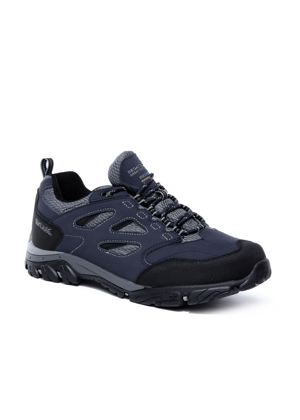 Regatta Navy Granite Holcombe Waterproof Low Walking Shoes - 7 Image 4