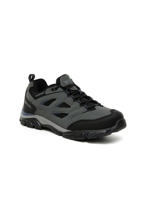 Regatta Granite Dark Denim Holcombe Waterproof Low Walking Shoes - 7 Image 4
