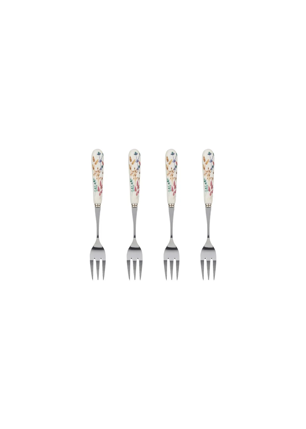 Price & Kensington Meadow set of 4 Cake Forks - One Size Image 1