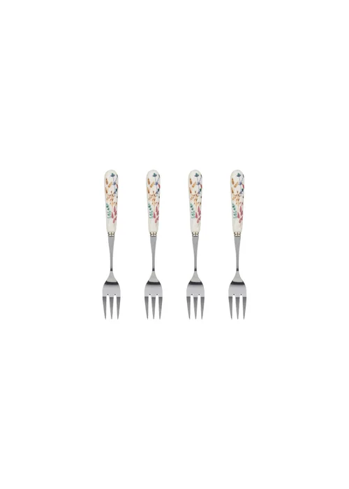 Price & Kensington Meadow set of 4 Cake Forks - One Size Image 1