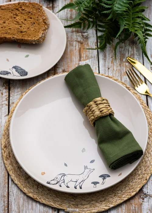 Price & Kensington Woodland Dinner Plates x4 (26.5cm) - One Size Image 2