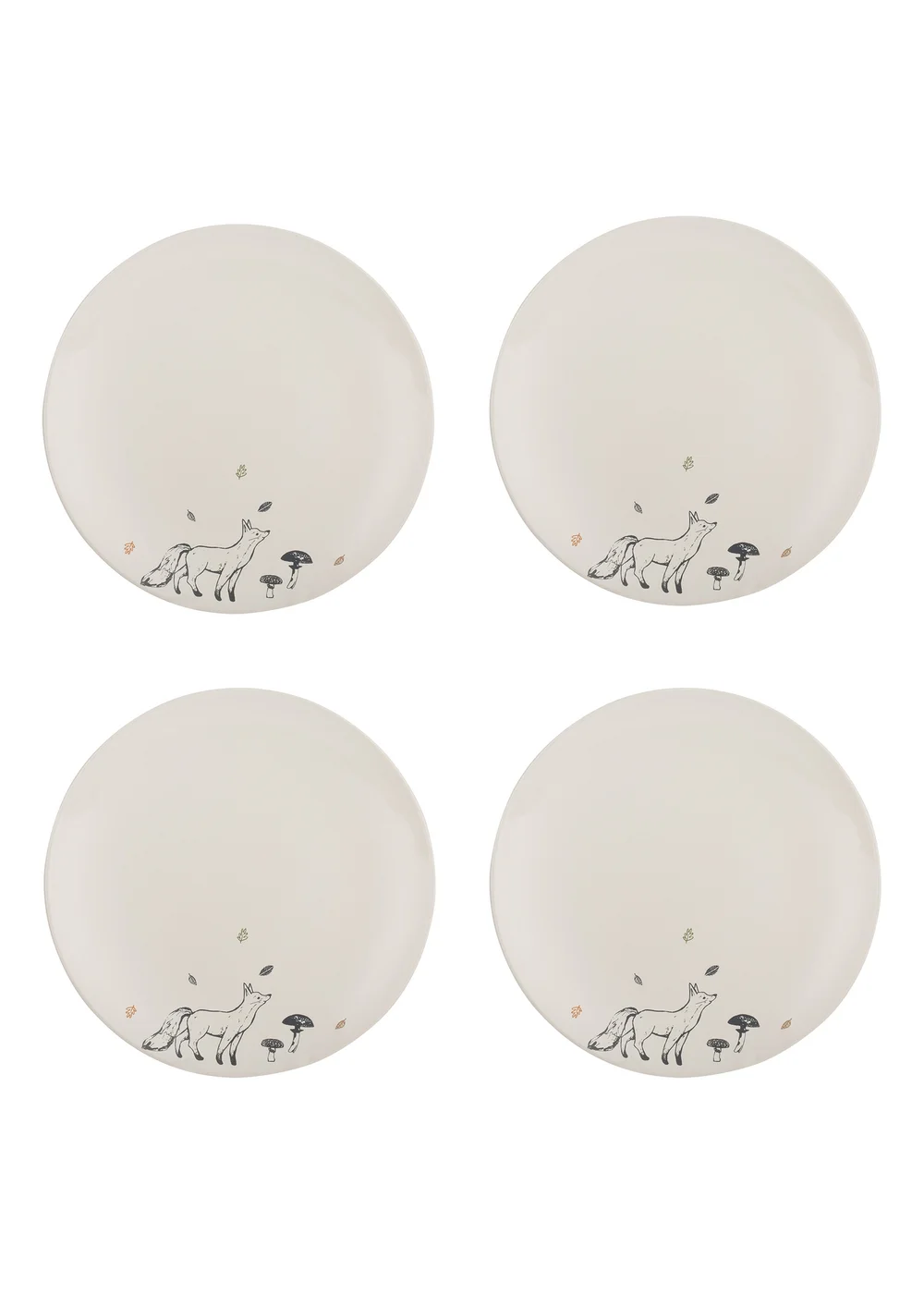 Price & Kensington Woodland Dinner Plates x4 (26.5cm) - One Size Image 1