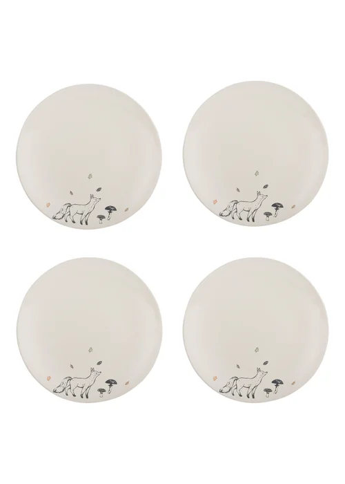 Price & Kensington Woodland Dinner Plates x4 (26.5cm) - One Size Image 1