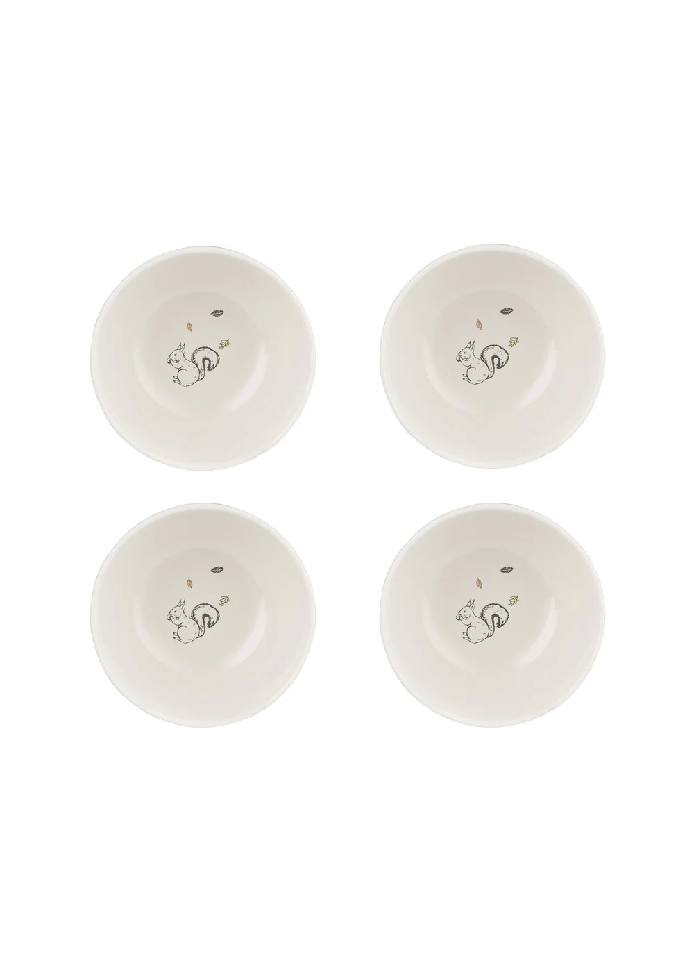 Price & Kensington Woodland Bowls x4 (14cm) - One Size Image 1