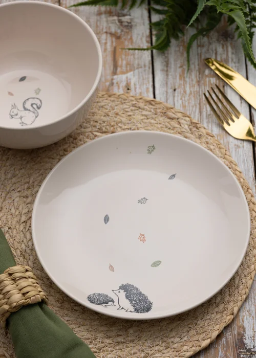 Price & Kensington Woodland Side Plates x4 (20.5cm) - One Size Image 2