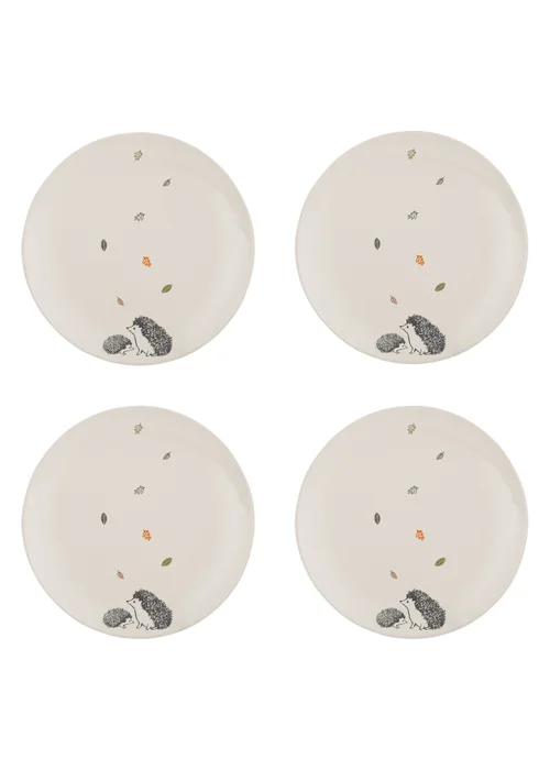 Price & Kensington Woodland Side Plates x4 (20.5cm) - One Size Image 1
