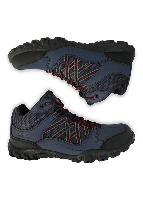 Regatta Navy Rio Red Edgepoint Waterproof Isotex Mid Walking Boots - 7 Image 3
