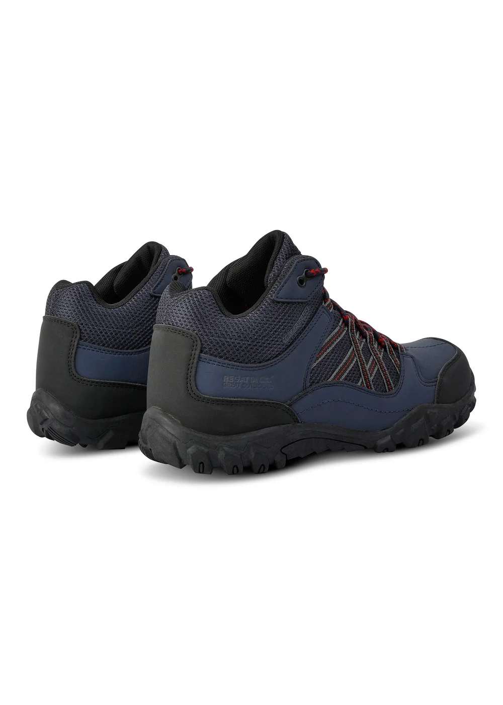 Regatta Navy Rio Red Edgepoint Waterproof Isotex Mid Walking Boots - 7 Image 2