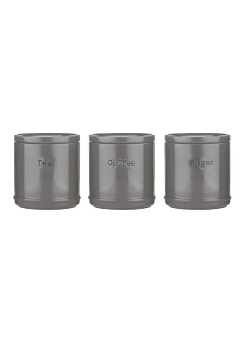 Price & Kensington Accents Tea, Coffee Sugar Set Charcoal - One Size Image 1