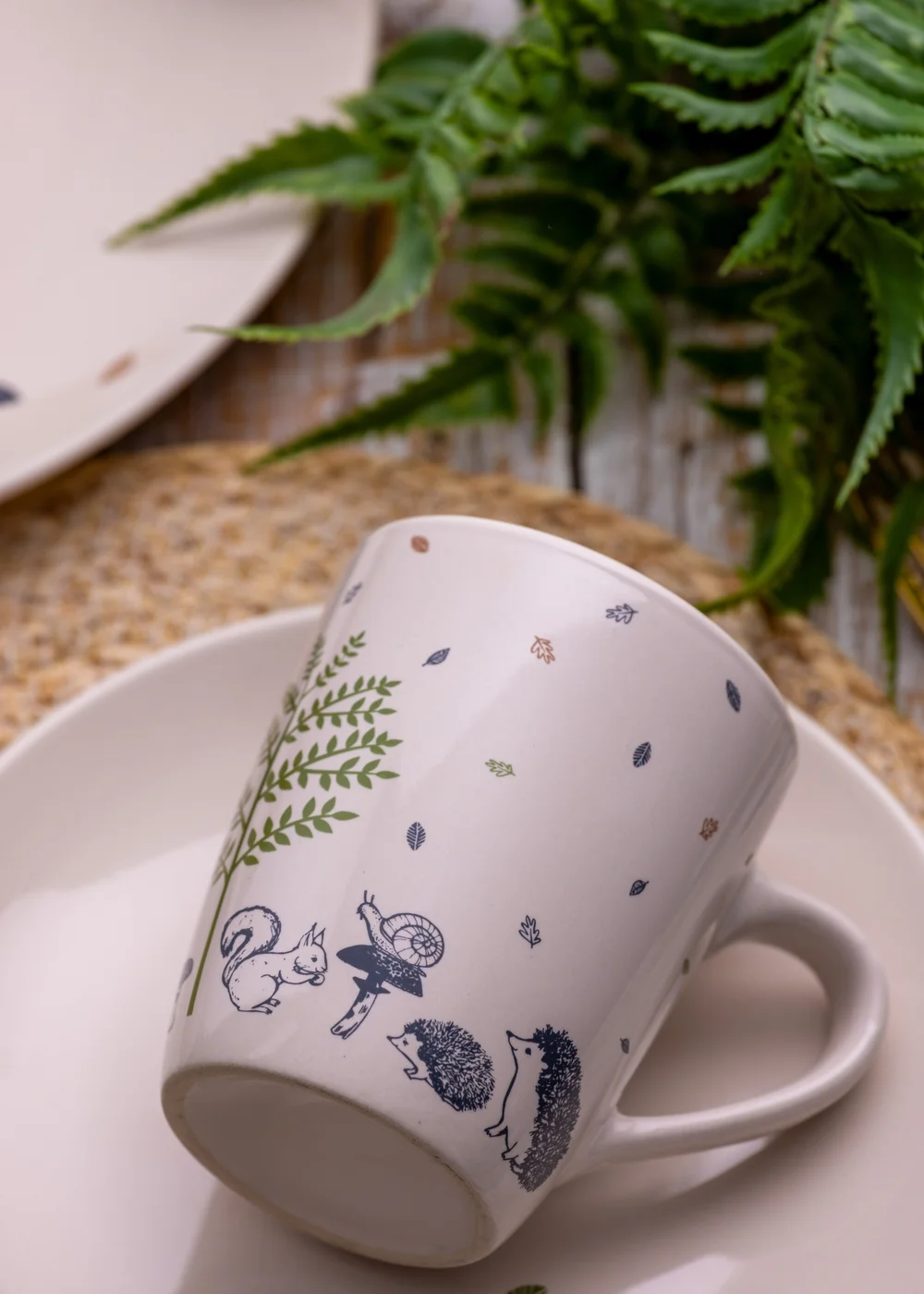Price & Kensington Woodland Mugs x4 (33cl) - One Size Image 2