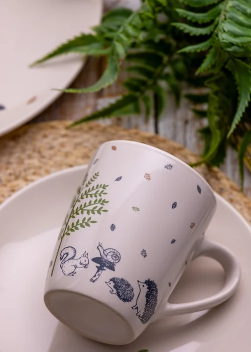 Price & Kensington Woodland Mugs x4 (33cl) - One Size Image 2