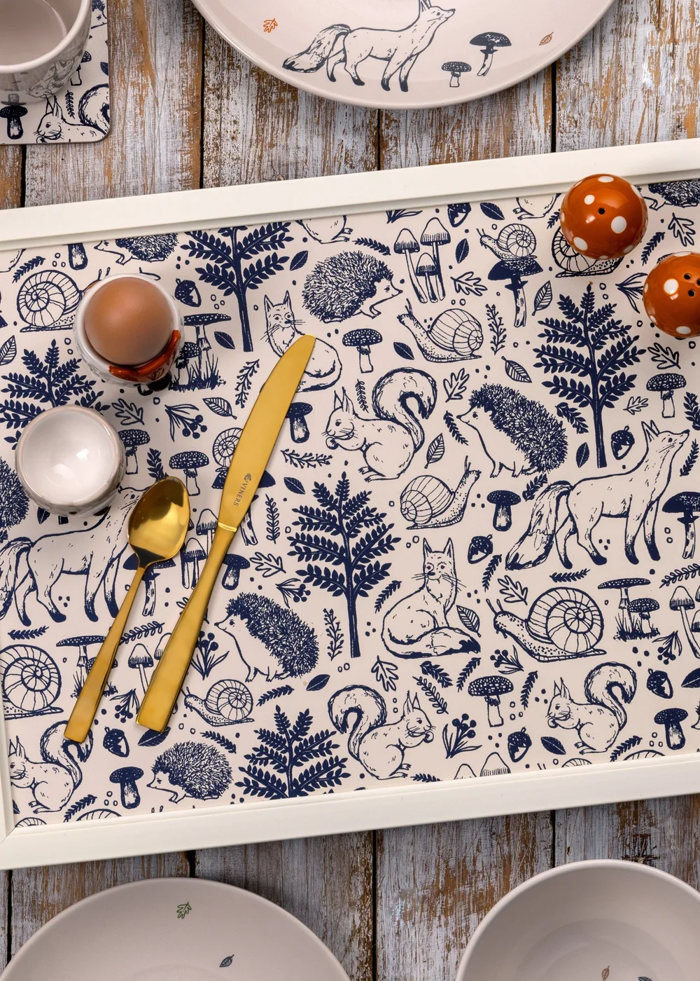 Price & Kensington Woodland Lap Tray - One Size Image 5