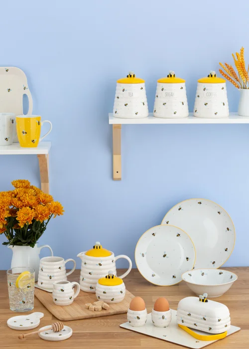 Price & Kensington Sweet Bee Butter Dish - One Size Image 2