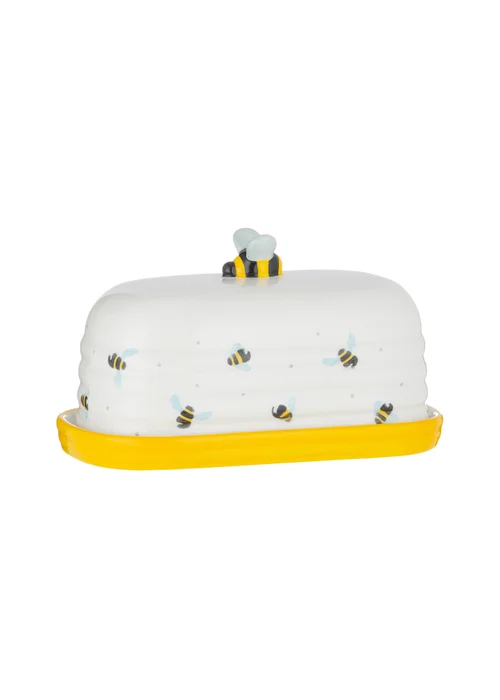 Price & Kensington Sweet Bee Butter Dish - One Size Image 1