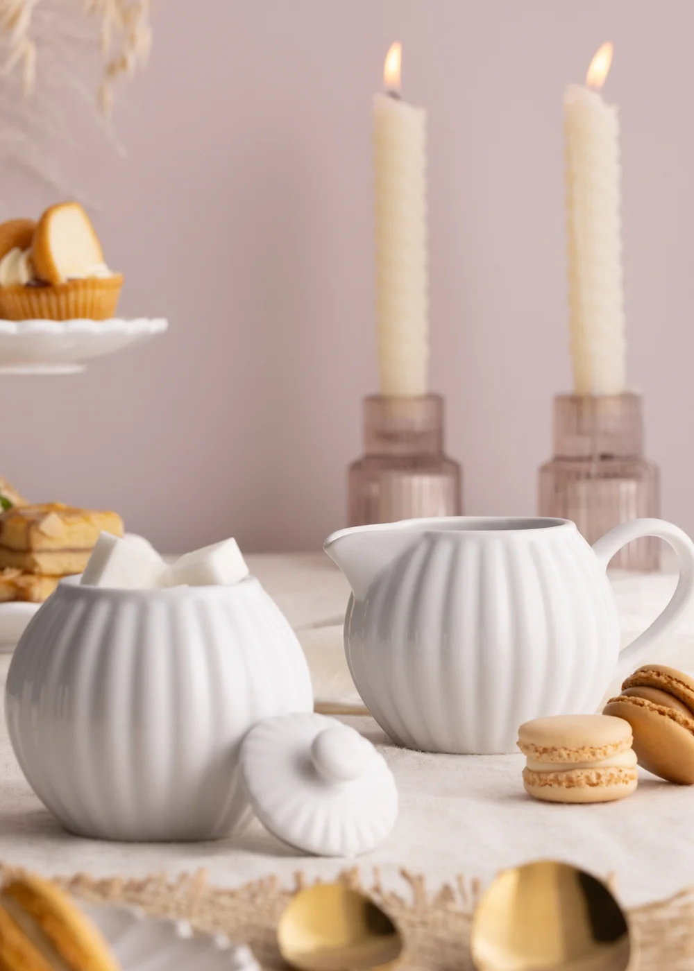 Price & Kensington Luxe Milk Jug and Sugar Bowl Set - One Size Image 2
