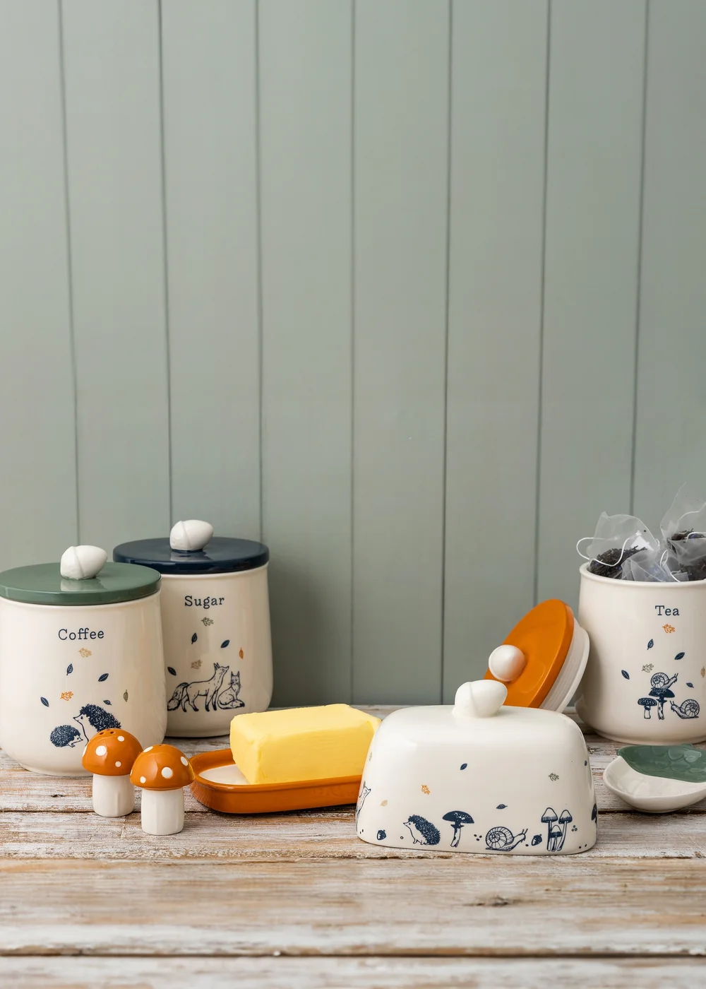 Price & Kensington Woodland Butter Dish - One Size Image 2