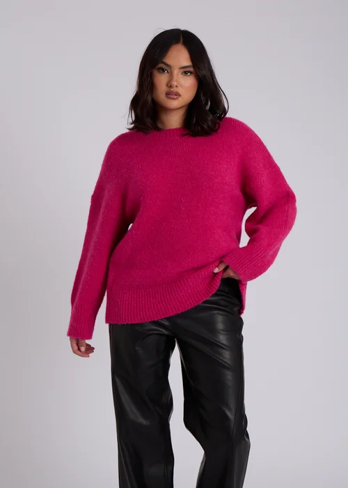 Urban Bliss Pink Wool Blend Jumper - S Image 3