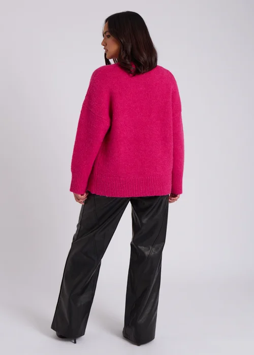 Urban Bliss Pink Wool Blend Jumper - S Image 4