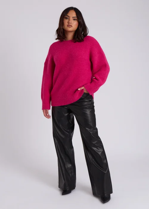 Urban Bliss Pink Wool Blend Jumper - S Image 1
