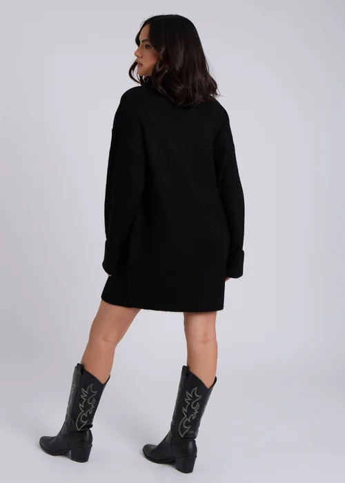Urban Bliss Black Mini Roll Neck Dress - S Image 4
