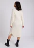 Urban Bliss Cream Ascot Longline Dress - Size 8 Image 4