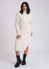 Urban Bliss Cream Ascot Longline Dress - Size 8 Image 2